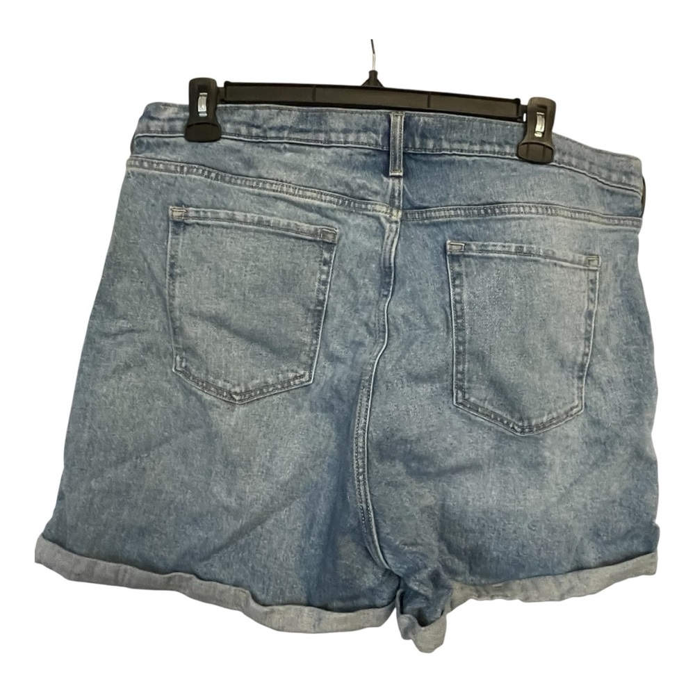 Banana Republic Blue Jean Shorts Cuffed Hem - Picture 2 of 4